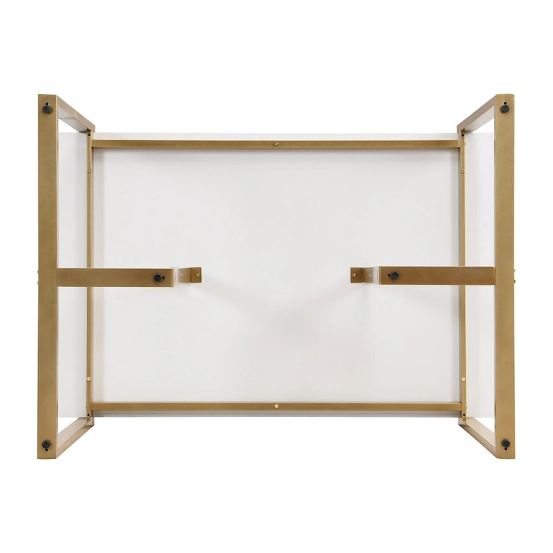 Ensemble de salle à manger rectangulaire moderne - Table en faux marbre et 6 chaises rembourrées