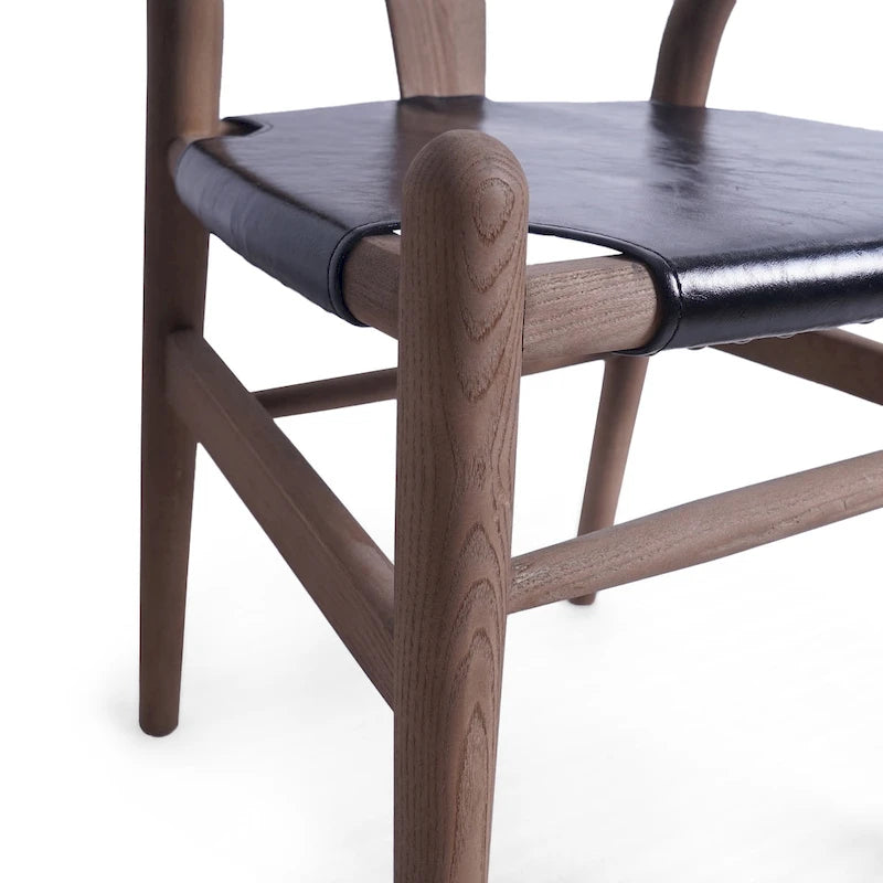 Lot de 6 chaises de salle à manger en bois de frêne - Style Mid-century Modern