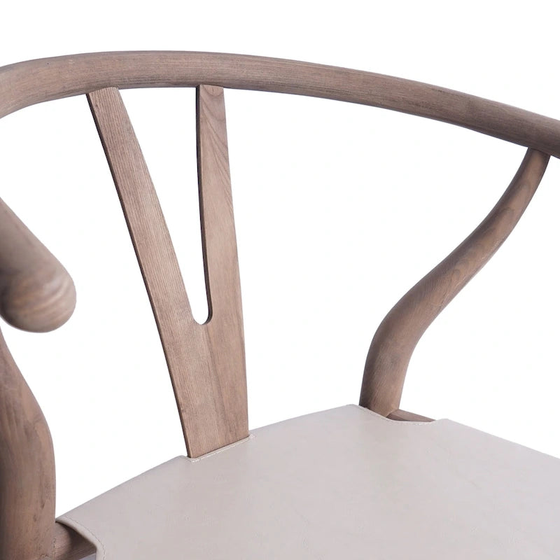 Lot de 6 chaises de salle à manger en bois de frêne - Style Mid-century Modern