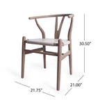 Lot de 6 chaises de salle à manger en bois de frêne - Style Mid-century Modern