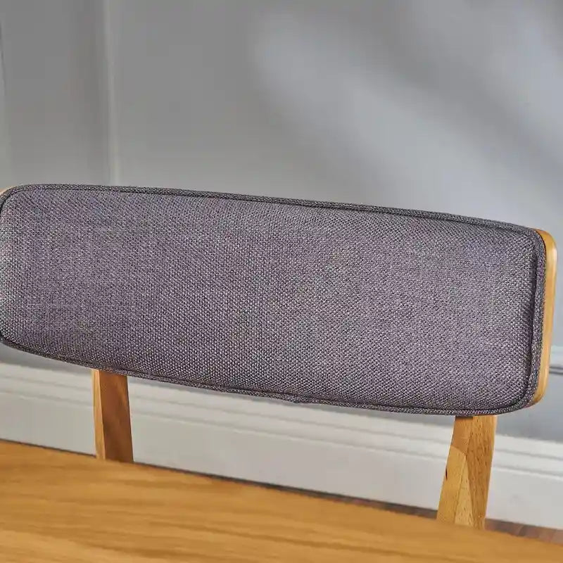 Ensemble de salle à manger rectangulaire 5 pièces en bois de style Mid-Century avec chaises
