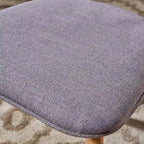 Ensemble de salle à manger rectangulaire 5 pièces en bois de style Mid-Century avec chaises