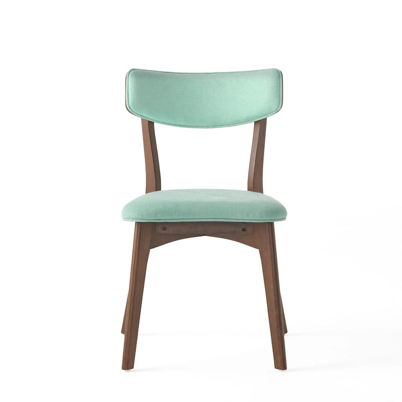 Ensemble de salle à manger rectangulaire 5 pièces en bois de style Mid-Century avec chaises