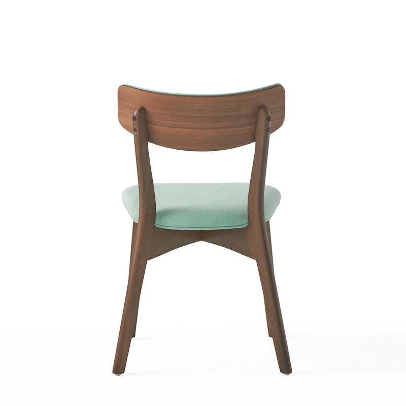 Ensemble de salle à manger rectangulaire 5 pièces en bois de style Mid-Century avec chaises