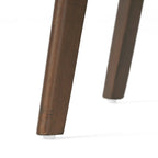 Ensemble de salle à manger rectangulaire 5 pièces en bois de style Mid-Century avec chaises