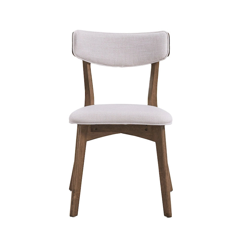 Ensemble de salle à manger rectangulaire 5 pièces en bois de style Mid-Century avec chaises
