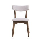 Ensemble de salle à manger rectangulaire 5 pièces en bois de style Mid-Century avec chaises