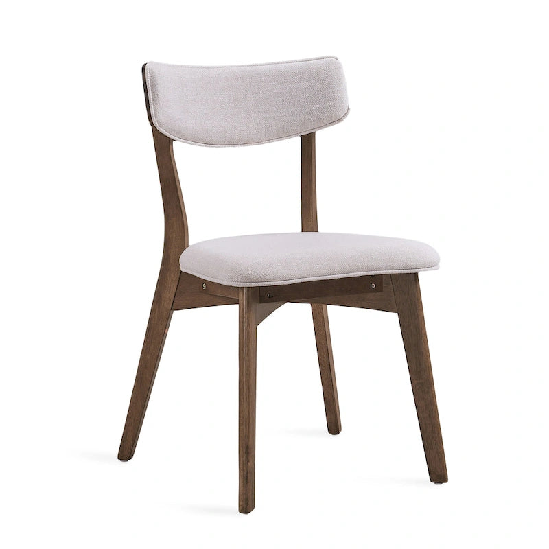 Ensemble de salle à manger rectangulaire 5 pièces en bois de style Mid-Century avec chaises