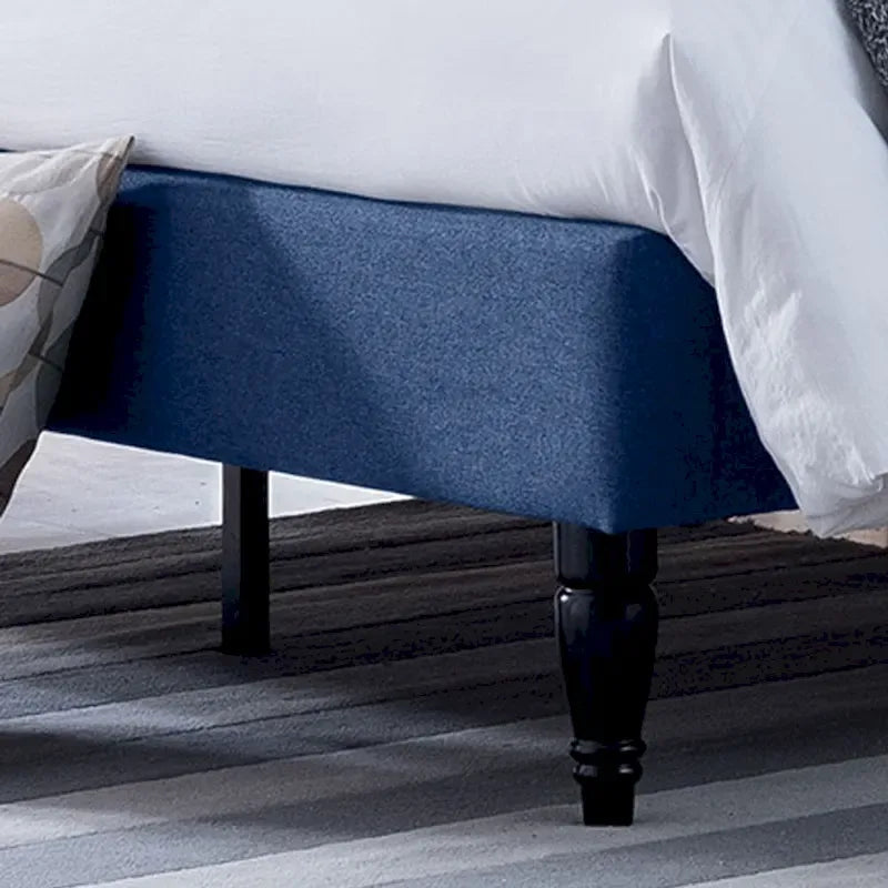 Lit plateforme Elinor rembourré de taille Queen - Meubles de chambre modernes