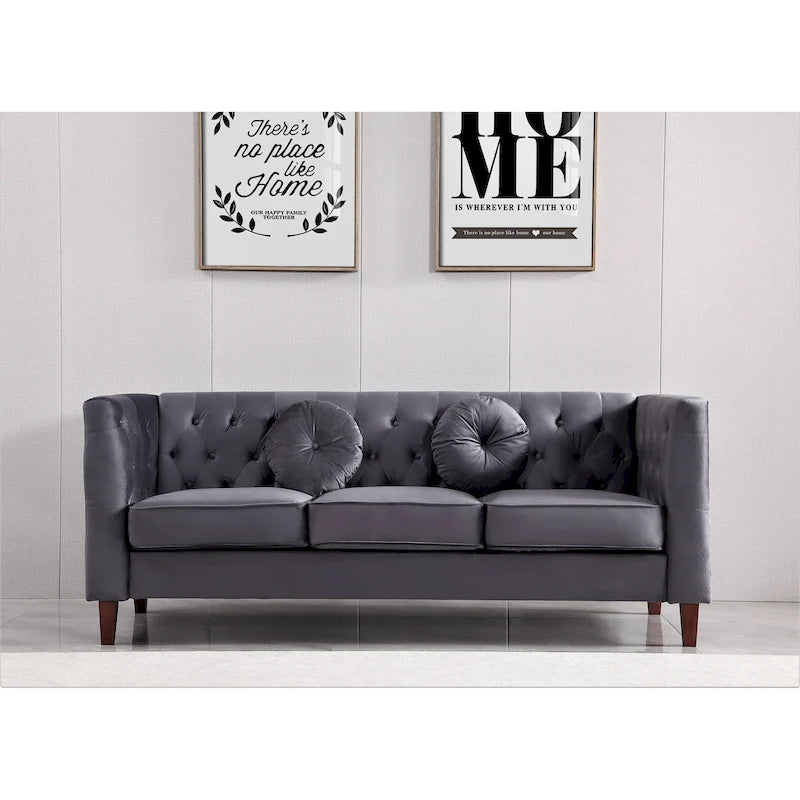 Canapé Chesterfield Classique - Canapé de salon capitonné