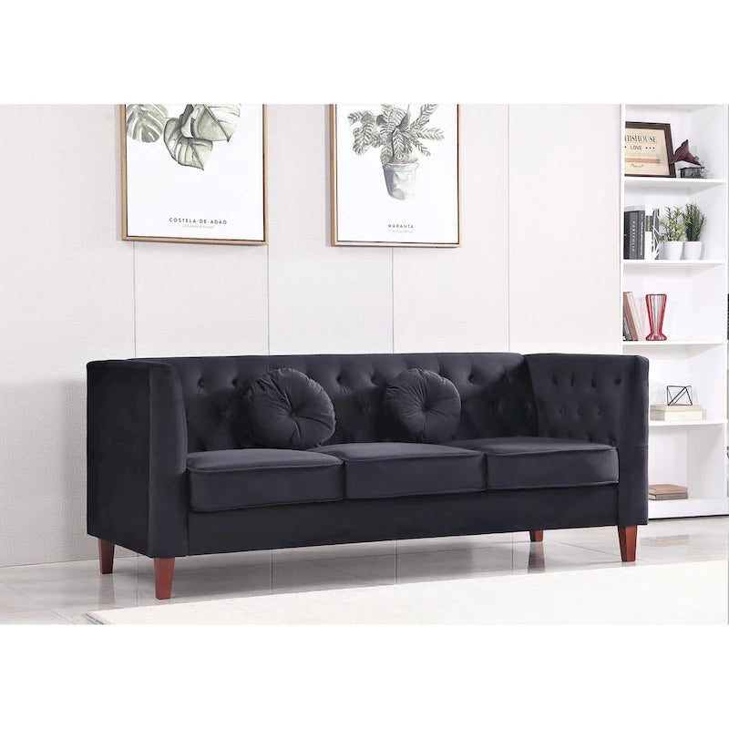 Canapé Chesterfield Classique - Canapé de salon capitonné