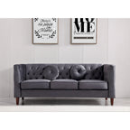 Canapé Chesterfield Classique - Canapé de salon capitonné