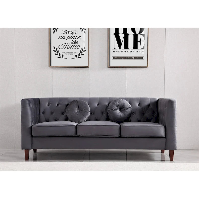 Canapé Chesterfield Classique - Canapé de salon capitonné