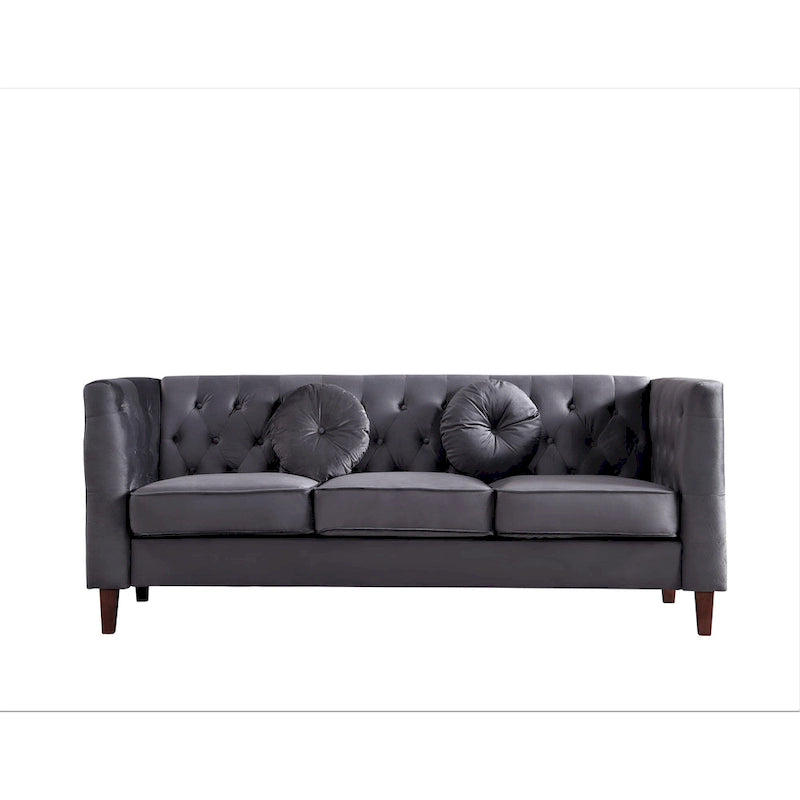 Canapé Chesterfield Classique - Canapé de salon capitonné