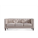 Canapé Chesterfield Classique - Canapé de salon capitonné