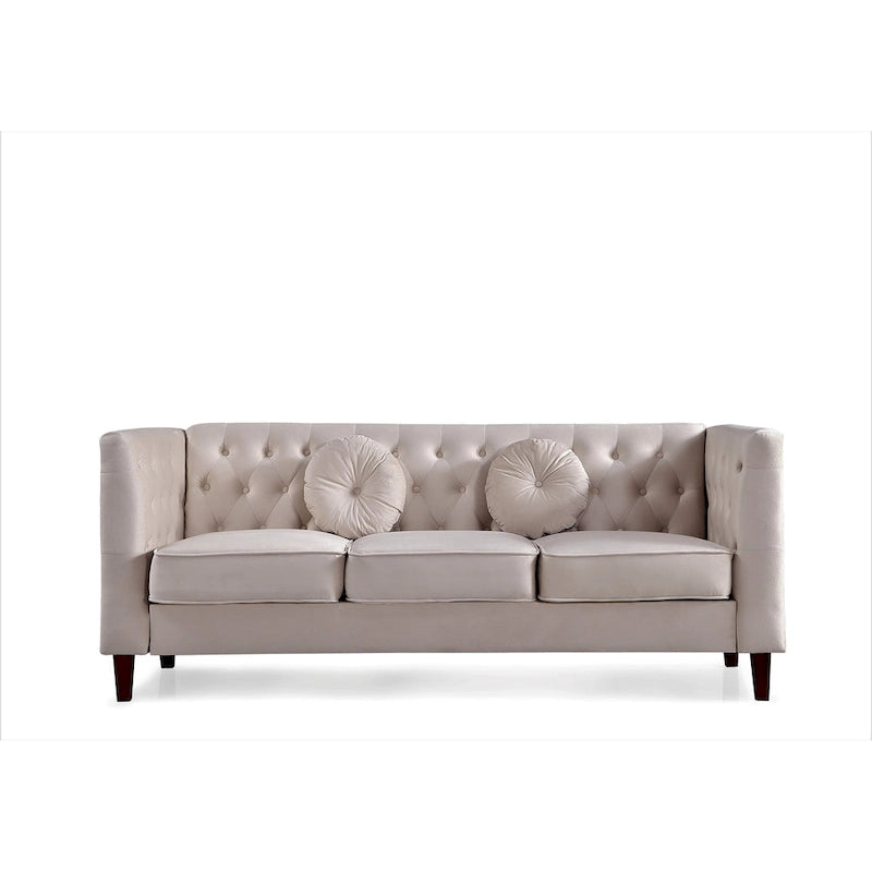 Canapé Chesterfield Classique - Canapé de salon capitonné