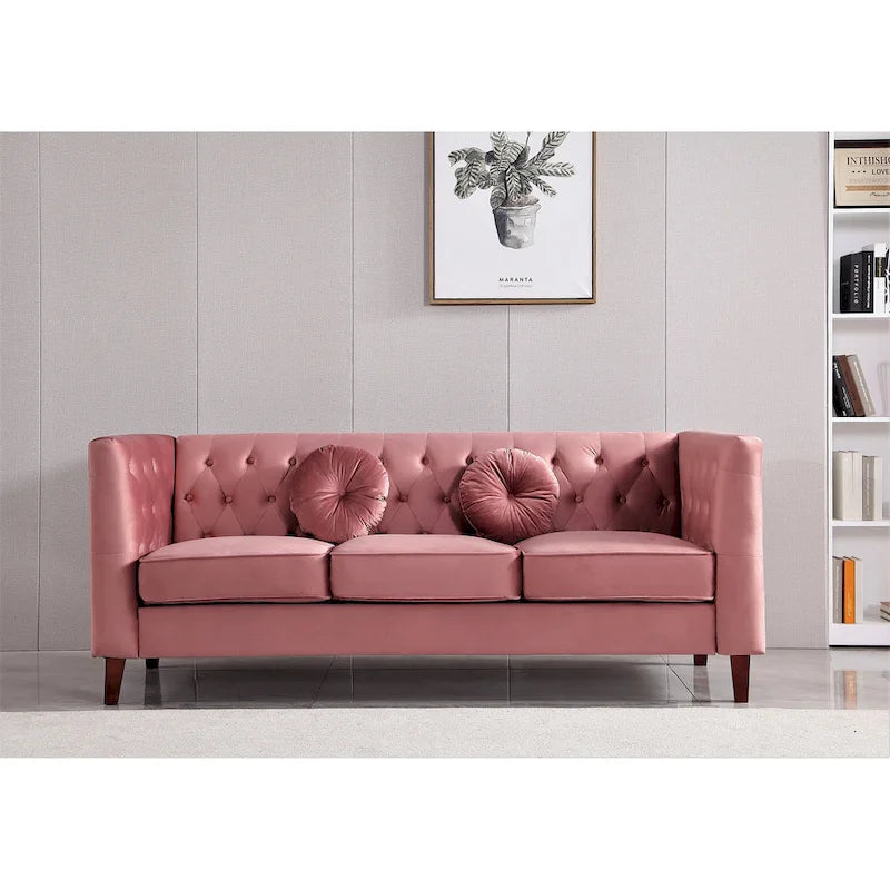 Canapé Chesterfield Classique - Canapé de salon capitonné