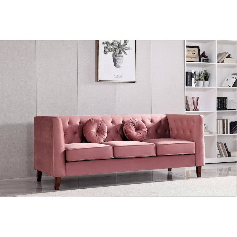 Canapé Chesterfield Classique - Canapé de salon capitonné