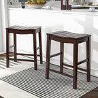 Ensemble table et tabourets de comptoir 5 pièces en bois de ferme