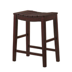 Ensemble table et tabourets de comptoir 5 pièces en bois de ferme
