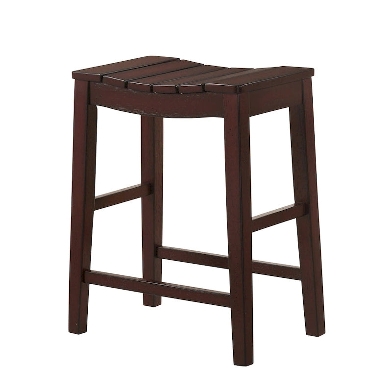Ensemble table et tabourets de comptoir 5 pièces en bois de ferme