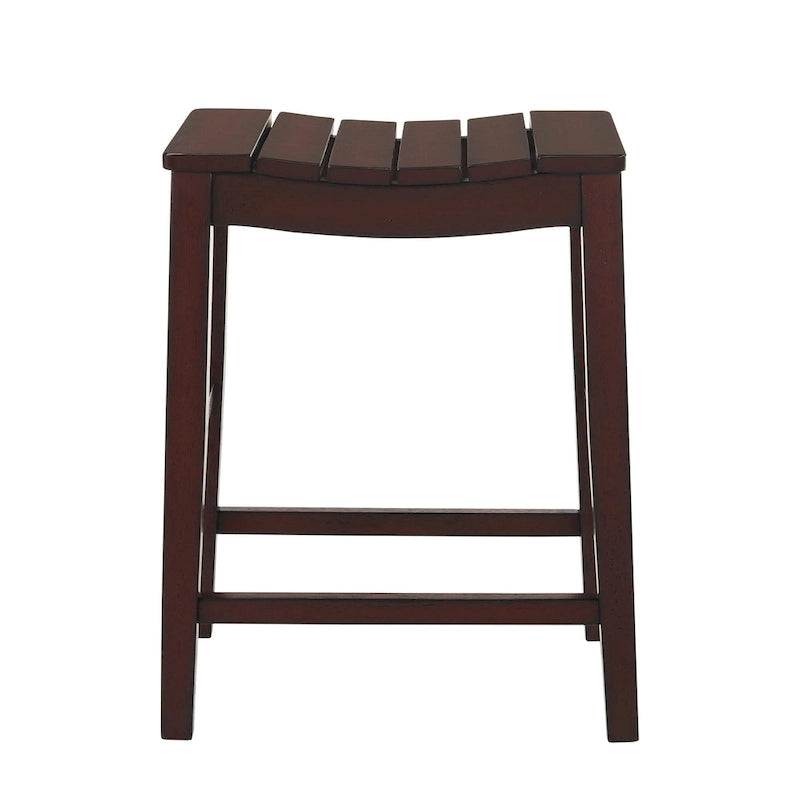 Ensemble table et tabourets de comptoir 5 pièces en bois de ferme