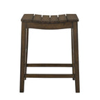 Ensemble table et tabourets de comptoir 5 pièces en bois de ferme