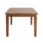 Table de salle à manger extensible en bois massif Elena - Style classique