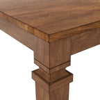 Table de salle à manger extensible en bois massif Elena - Style classique