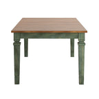 Table de salle à manger extensible en bois massif Elena - Style classique