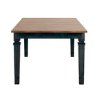 Table de salle à manger extensible en bois massif Elena - Style classique