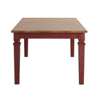 Table de salle à manger extensible en bois massif Elena - Style classique