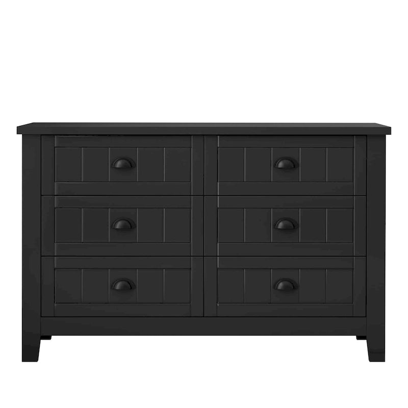Commode, armoire de rangement de chambre avec poignée rétro en forme de coquille