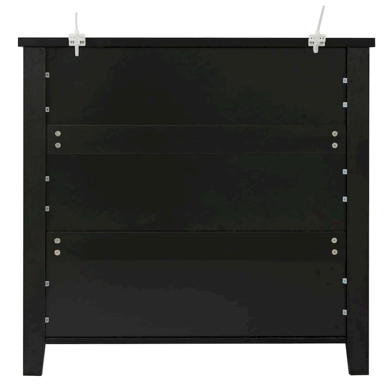 Commode, armoire de rangement de chambre avec poignée rétro en forme de coquille