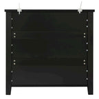 Commode, armoire de rangement de chambre avec poignée rétro en forme de coquille