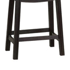 Tabouret de comptoir incurvé en similicuir avec garniture cloutée, lot de 2, gris