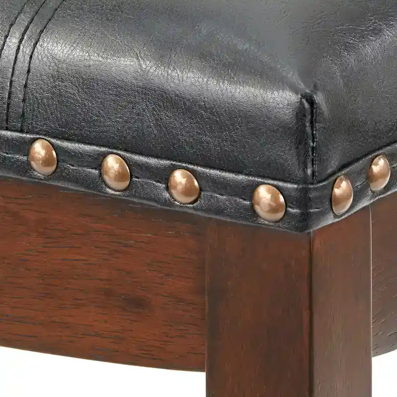 Lot de 2 tabourets de bar rembourrés de 74 cm de haut