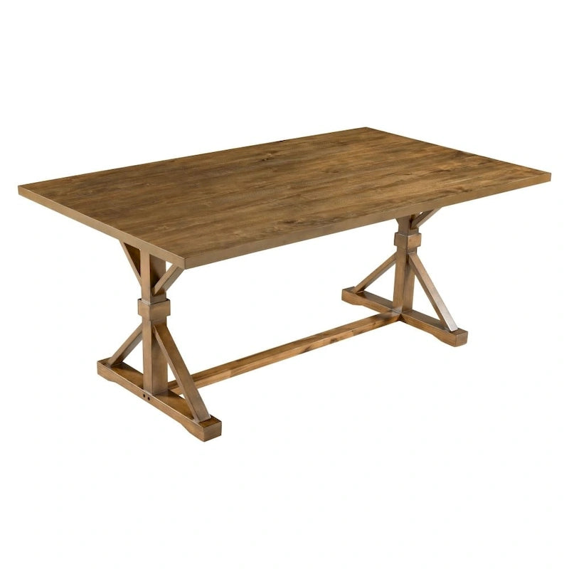 Ensemble de salle à manger de style rustique de 6 pièces