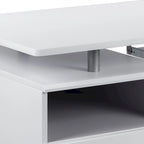 Bureau informatique à 3 tiroirs avec tablette clavier