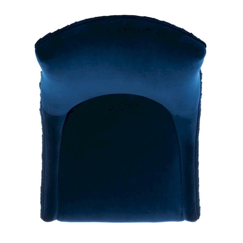 Chaise de salle à manger à pieds en acrylique - 56 cm l x 71 cm P x 96,5 cm H Style glamour moderne