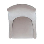 Chaise de salle à manger à pieds en acrylique - 56 cm l x 71 cm P x 96,5 cm H Style glamour moderne