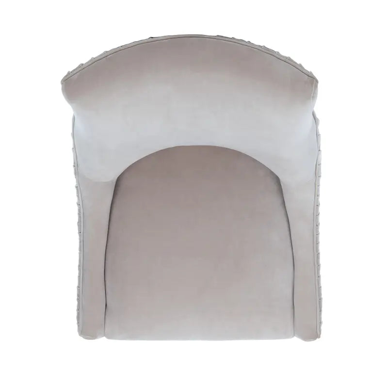 Chaise de salle à manger à pieds en acrylique - 56 cm l x 71 cm P x 96,5 cm H Style glamour moderne