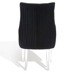 Chaise de salle à manger à pieds en acrylique - 56 cm l x 71 cm P x 96,5 cm H Style glamour moderne