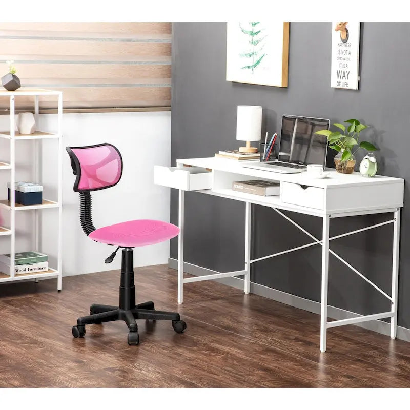 Bureau de 48 pouces avec tiroirs - Poste de travail contemporain pour bureau à domicile