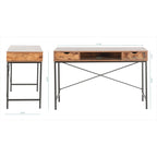 Bureau de 48 pouces avec tiroirs - Poste de travail contemporain pour bureau à domicile