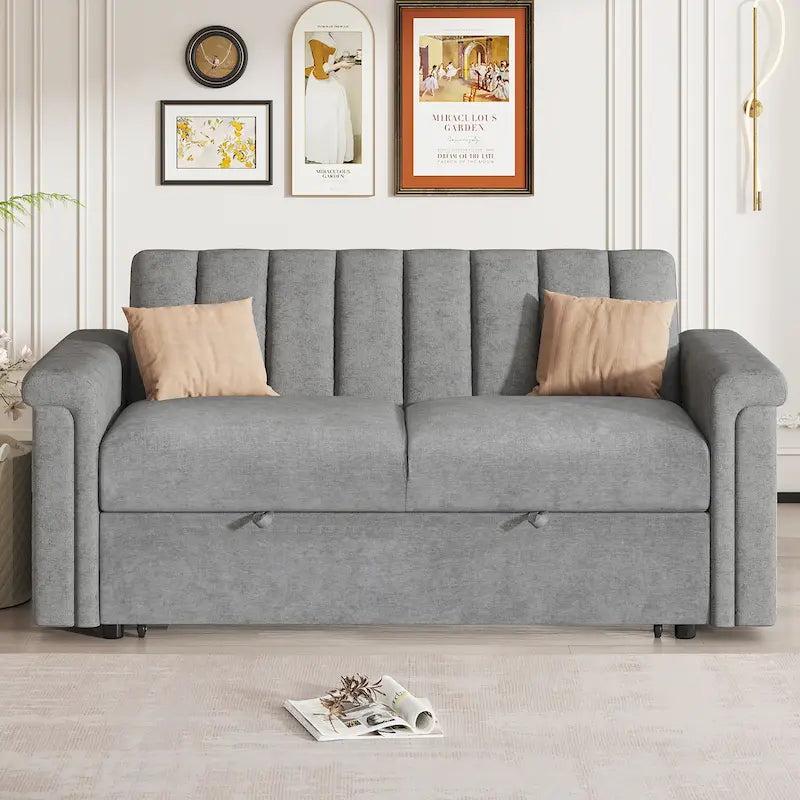 Canapé convertible avec coussin doux