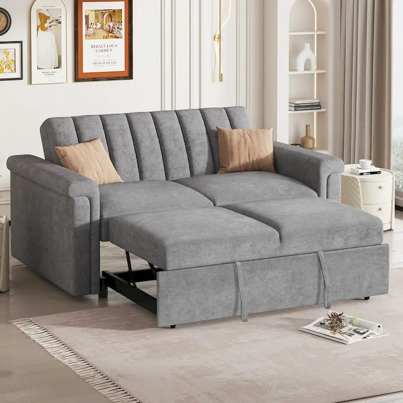 Canapé convertible avec coussin doux