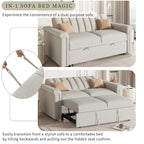 Canapé convertible avec coussin doux