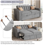 Canapé convertible avec coussin doux