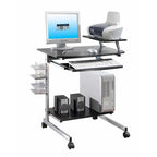 Bureau d'ordinateur compact et ergonomique